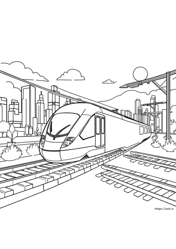Hızlı Tren Boyama