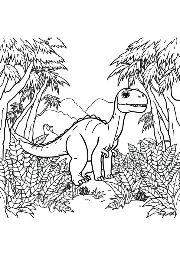 Dibujos De Dinosaurios Para Colorear E Imprimir Gratis