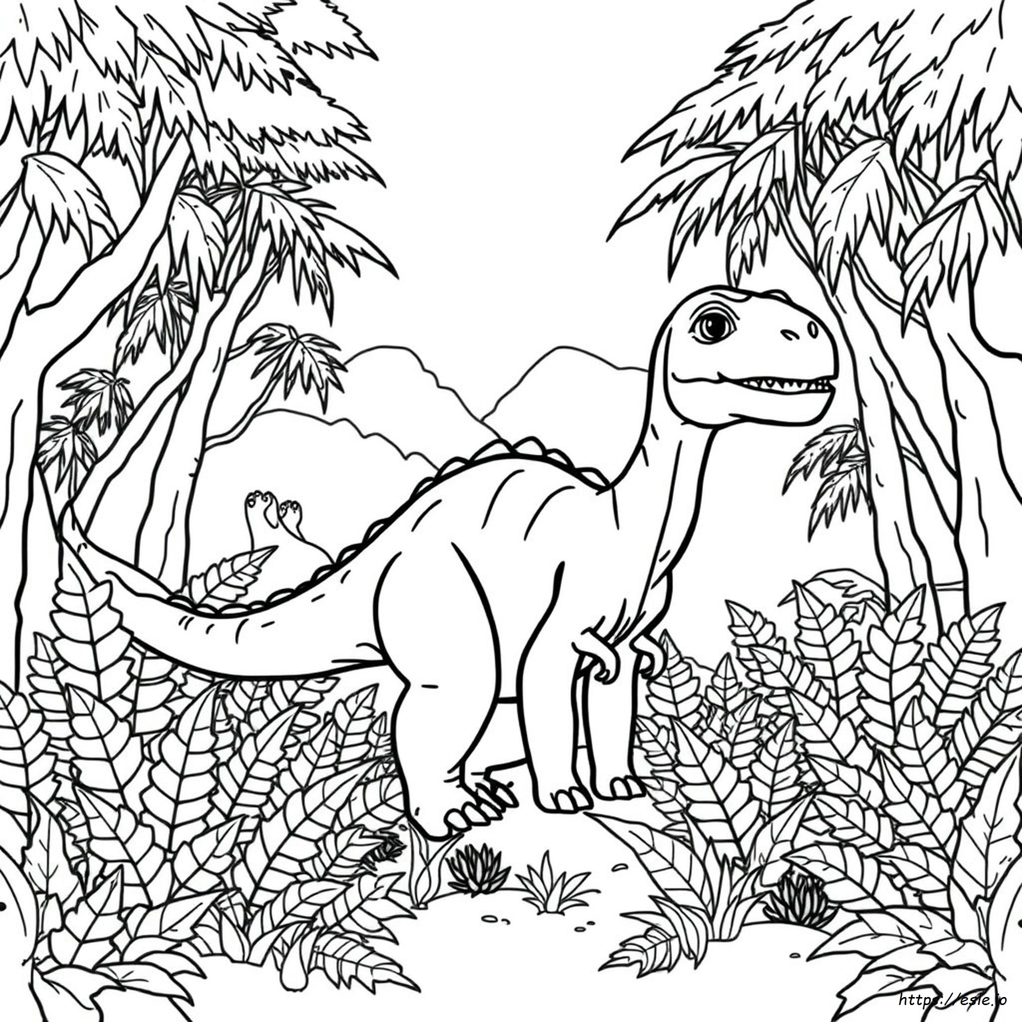 Disegni Da Colorare Di Dinosauri Da Stampare Gratis