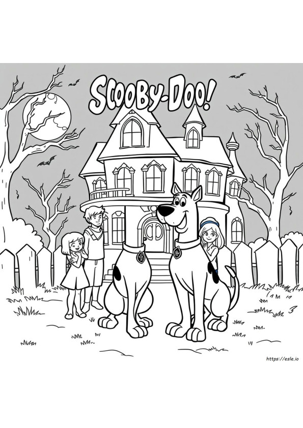 Disegni Da Colorare Di Scooby Doo Online