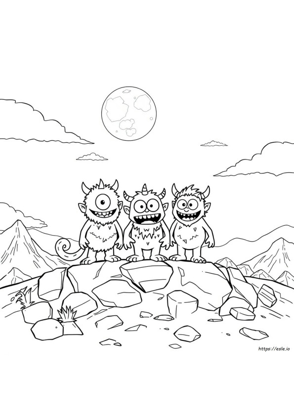 Super Monsters Katya Gambar Mewarnai