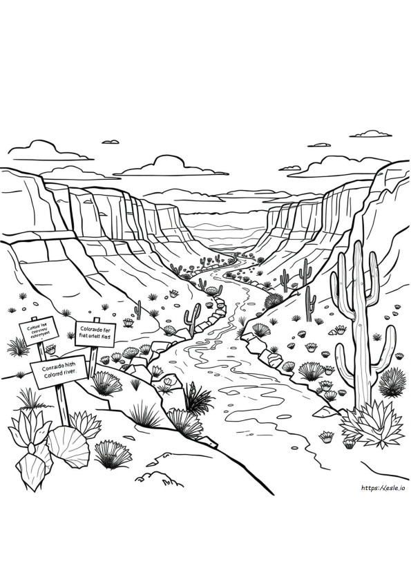 Sungai Colorado Halaman Penemuan Arizona