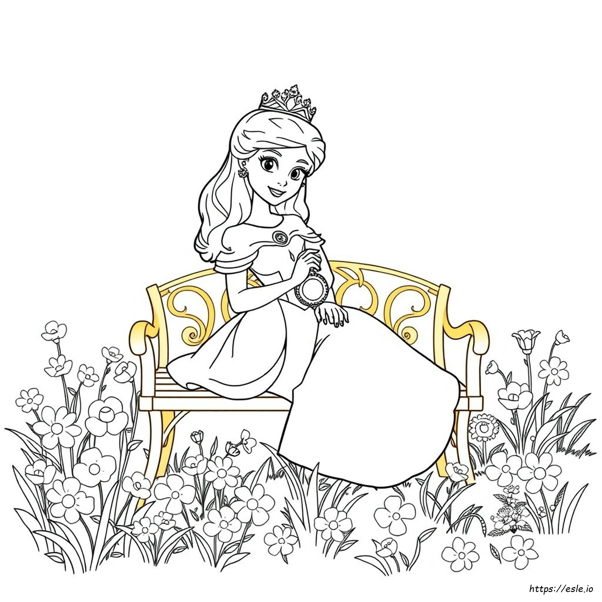 Beautiful Princess Coloring