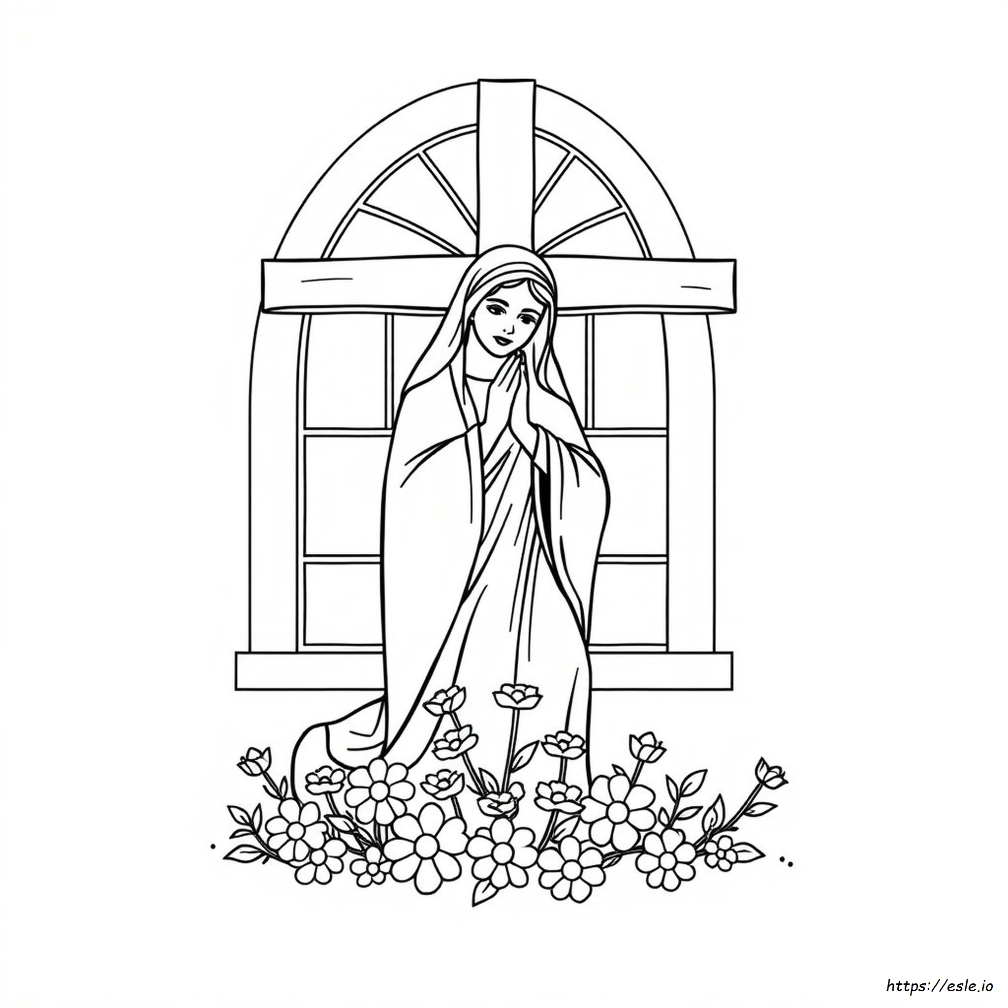 Free Printable Hail Mary Coloring Pages