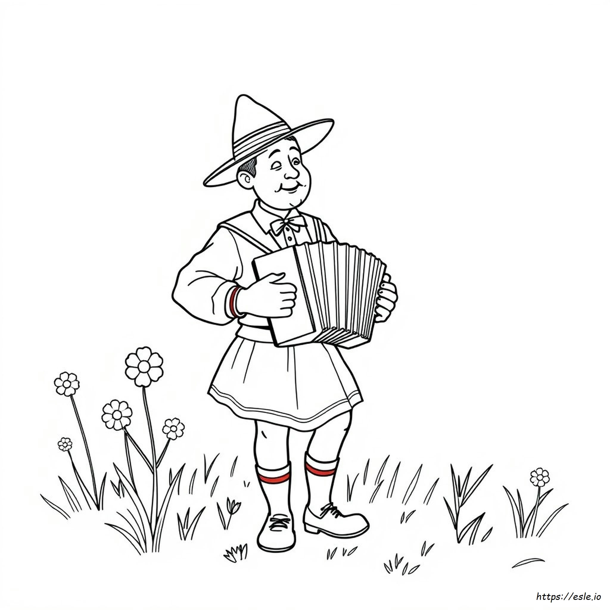 Polnische Volkskunst Ausmalbilder