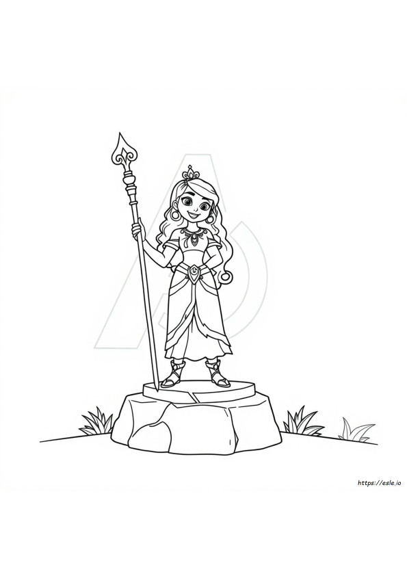 Putri Elena Dari Avalor Mewarnai Gambar