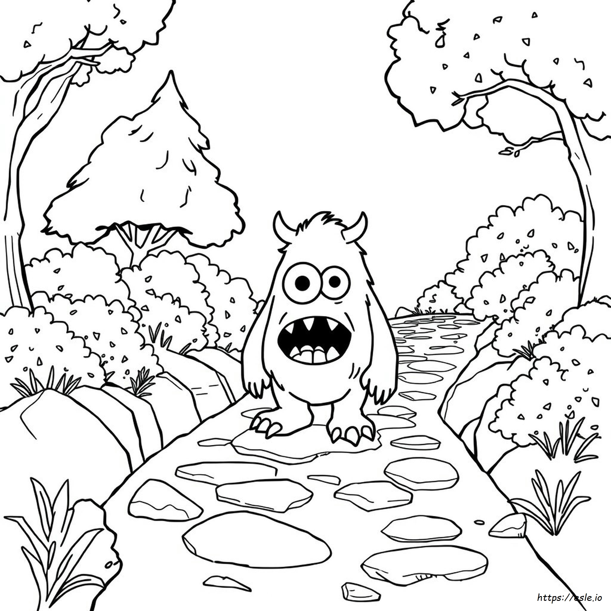 Monster Printable Coloring Pages