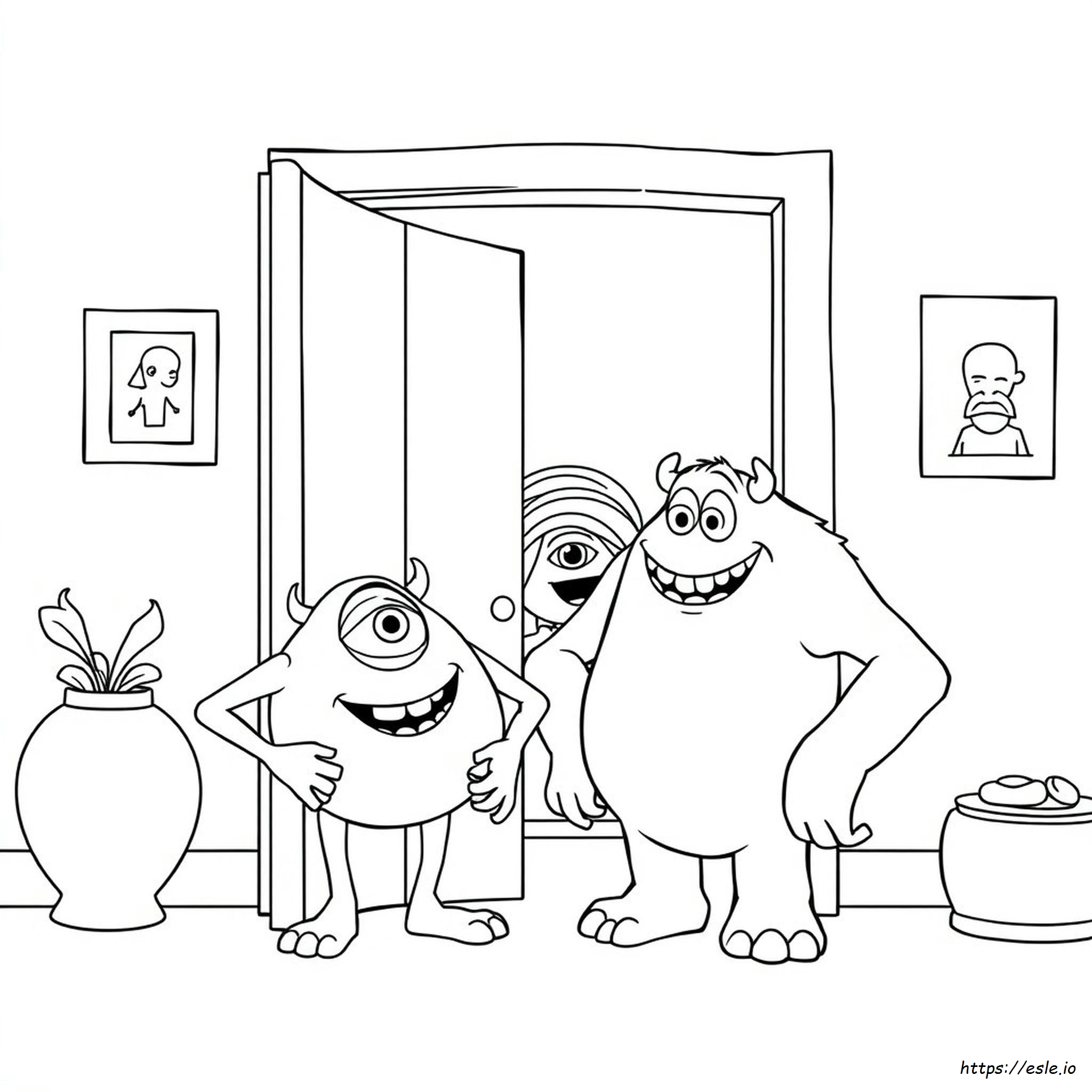 Monsters Inc Colouring Book