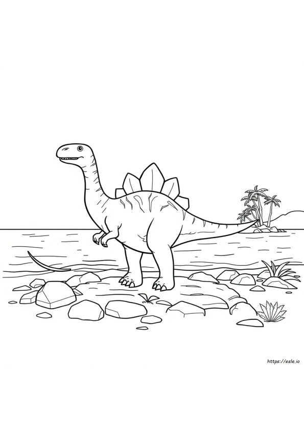 Spinosaurus Värityskuva