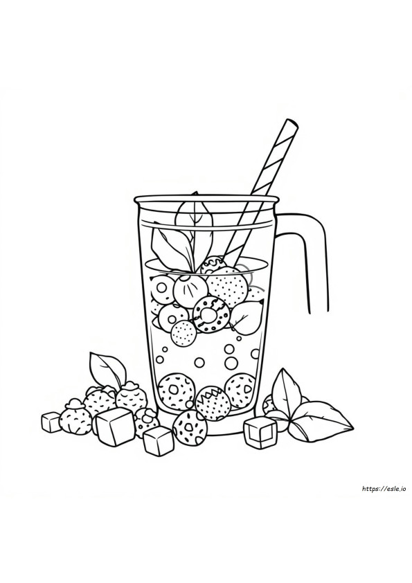 Smoothie Gambar Mewarnai