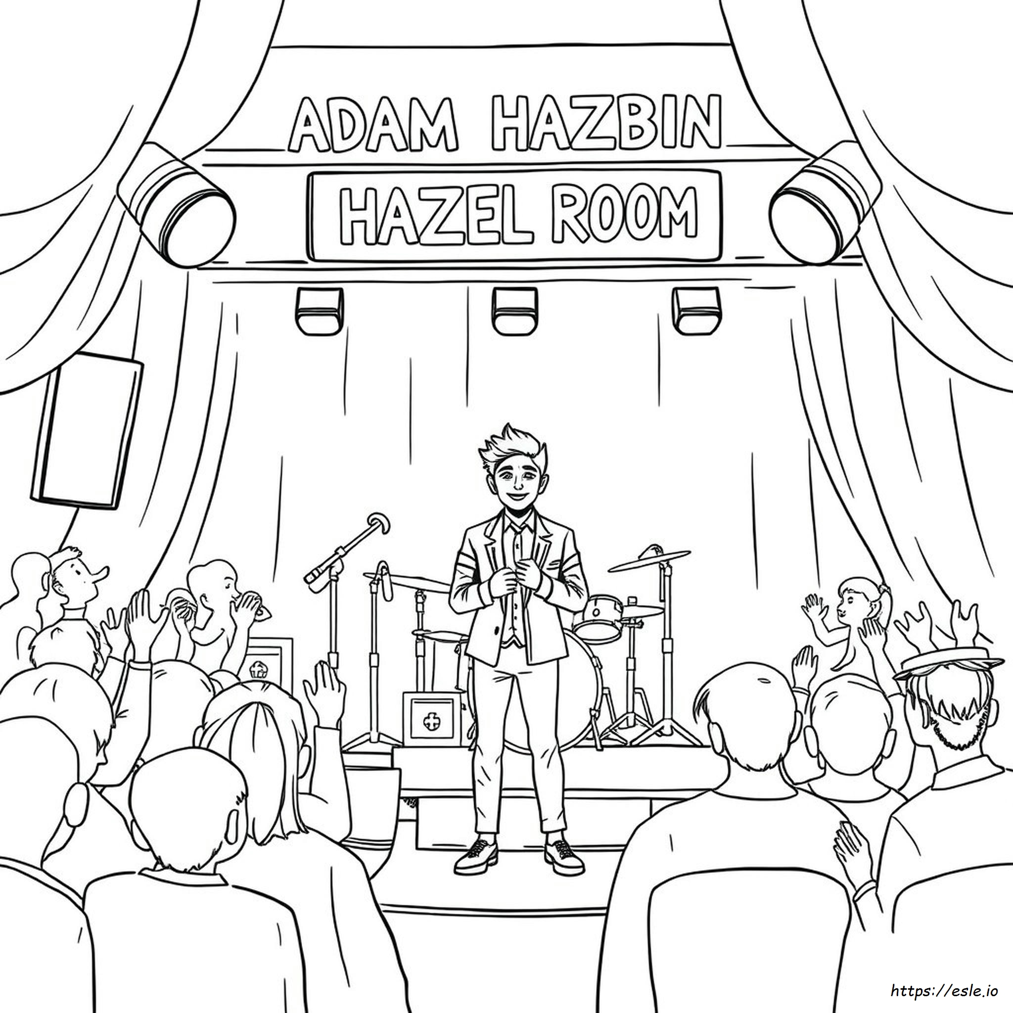 Adam Hazbin Hotel Coloring Page