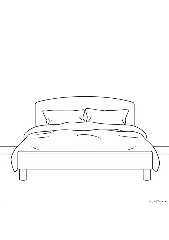 Bett Zum Ausmalbilder