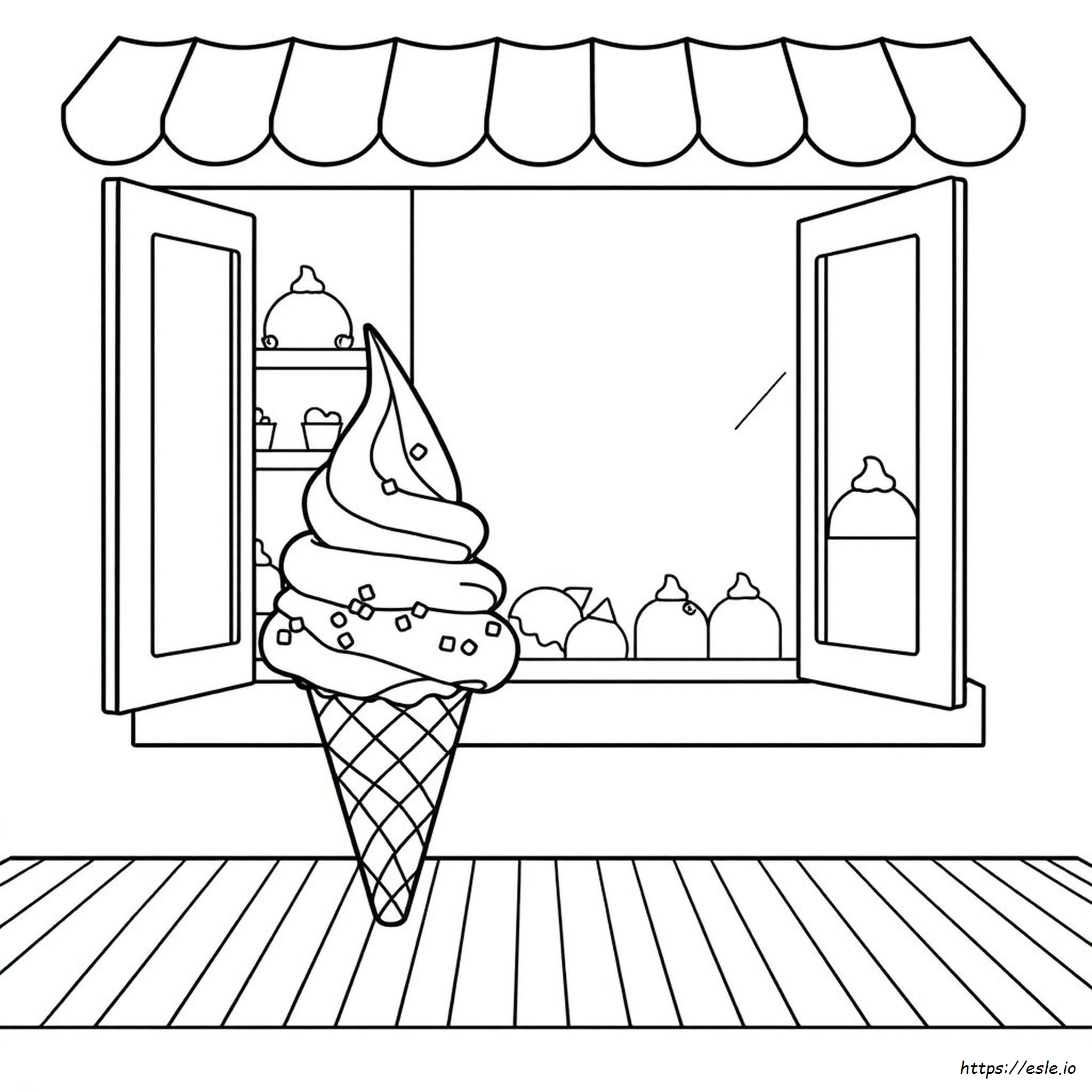 Ice Cream Coloring Pages Printable