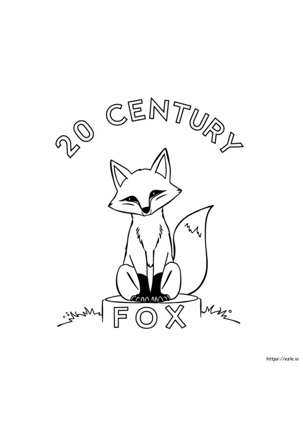 Logo 20Th Century Fox Gambar Mewarnai