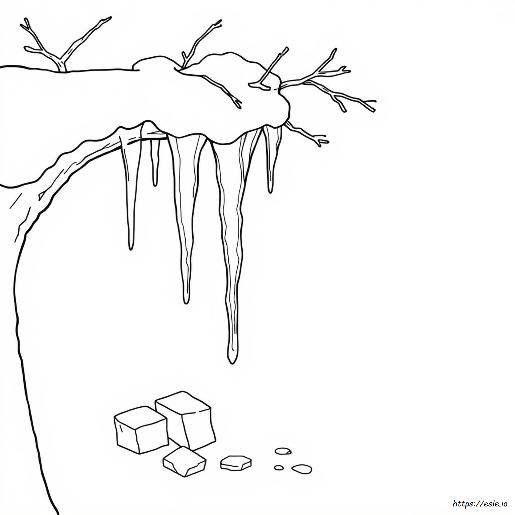 Coloring Pages Of Icicles
