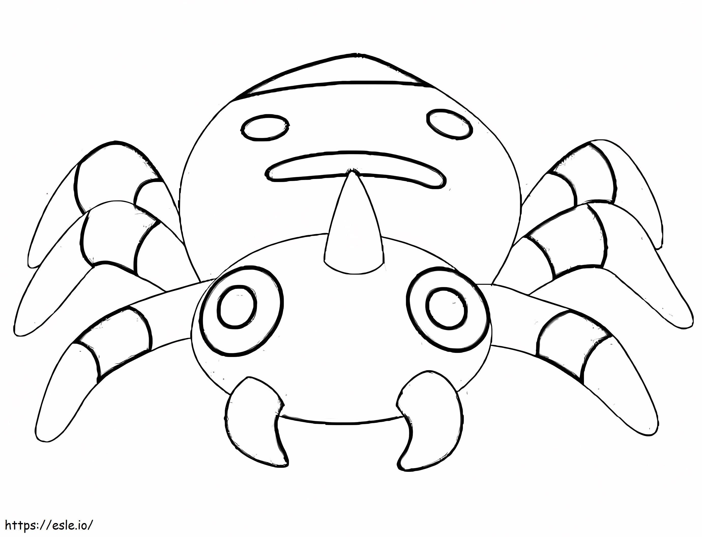Coloriage Pokémon Spinarak 2 à imprimer dessin