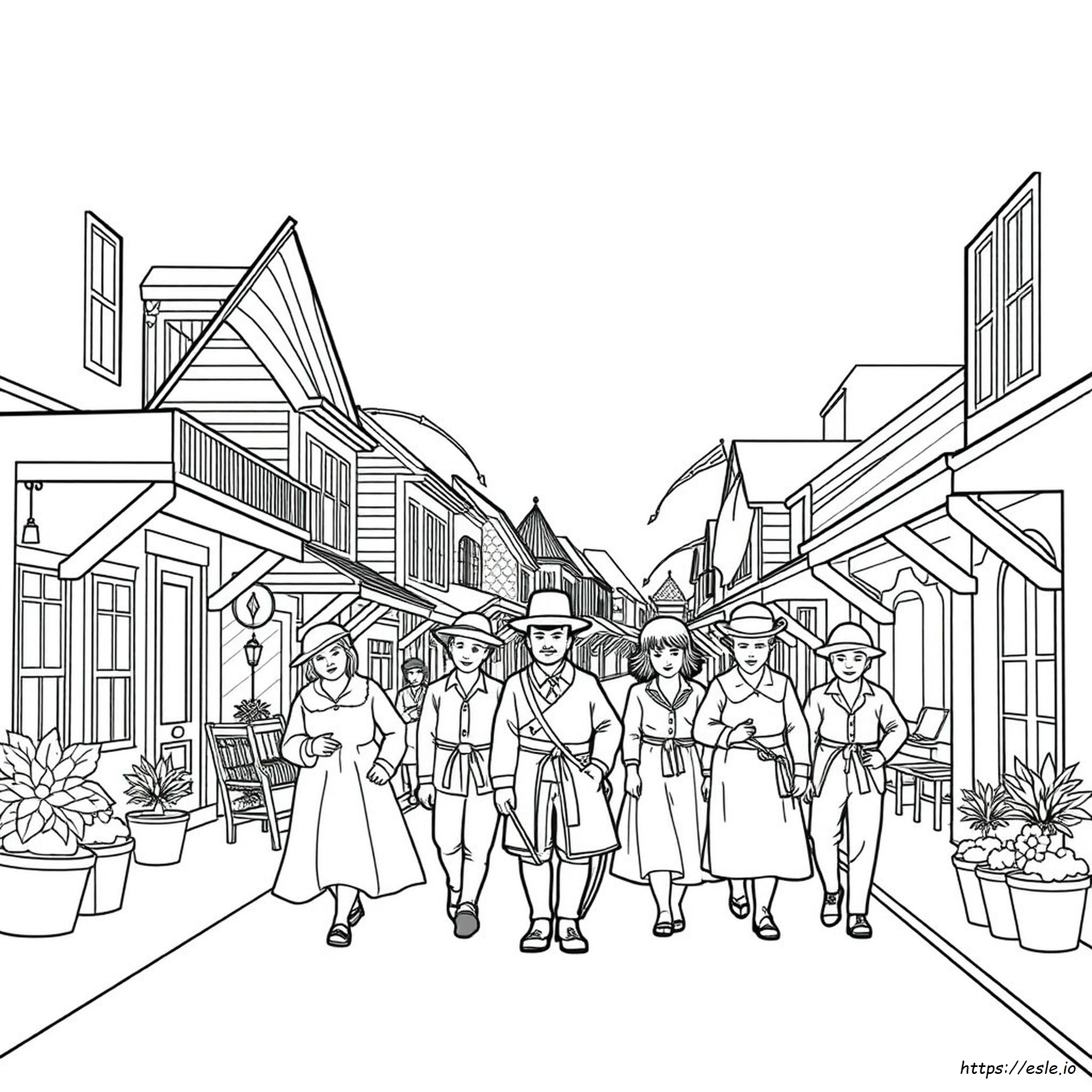 Colonial Williamsburg Coloring Pages