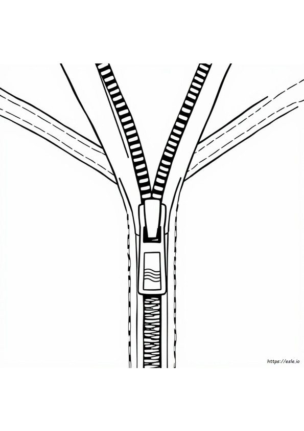 Zipper Mewarnai Halaman