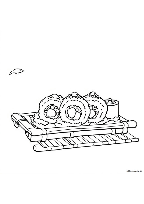 Coloring Sushi