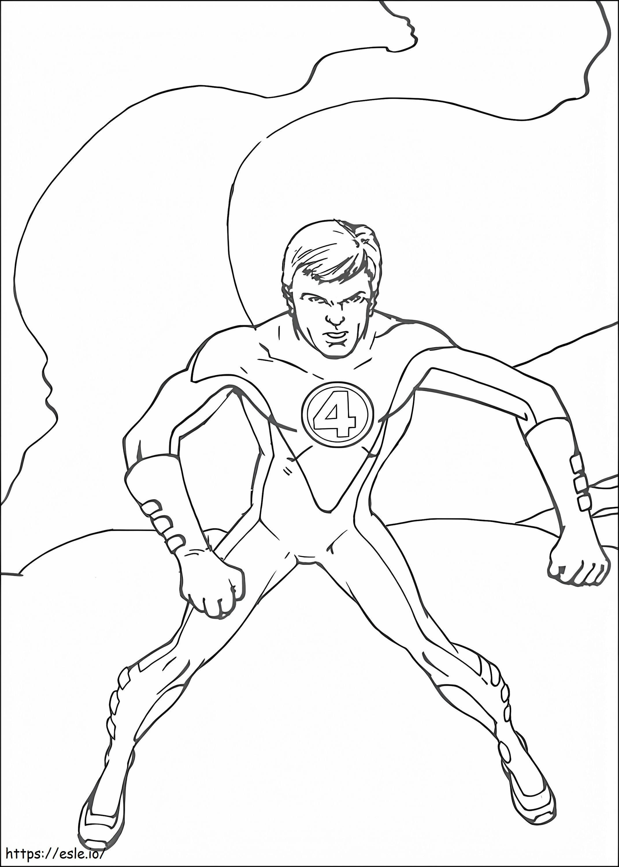 Mister Fantastic 1 coloring page