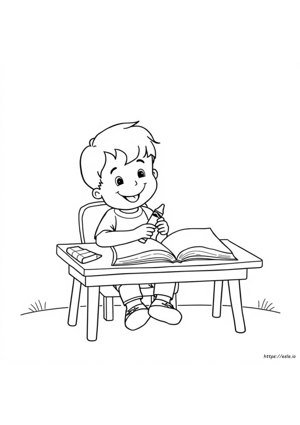 Kleuterschool Kleurplaat Printbaar