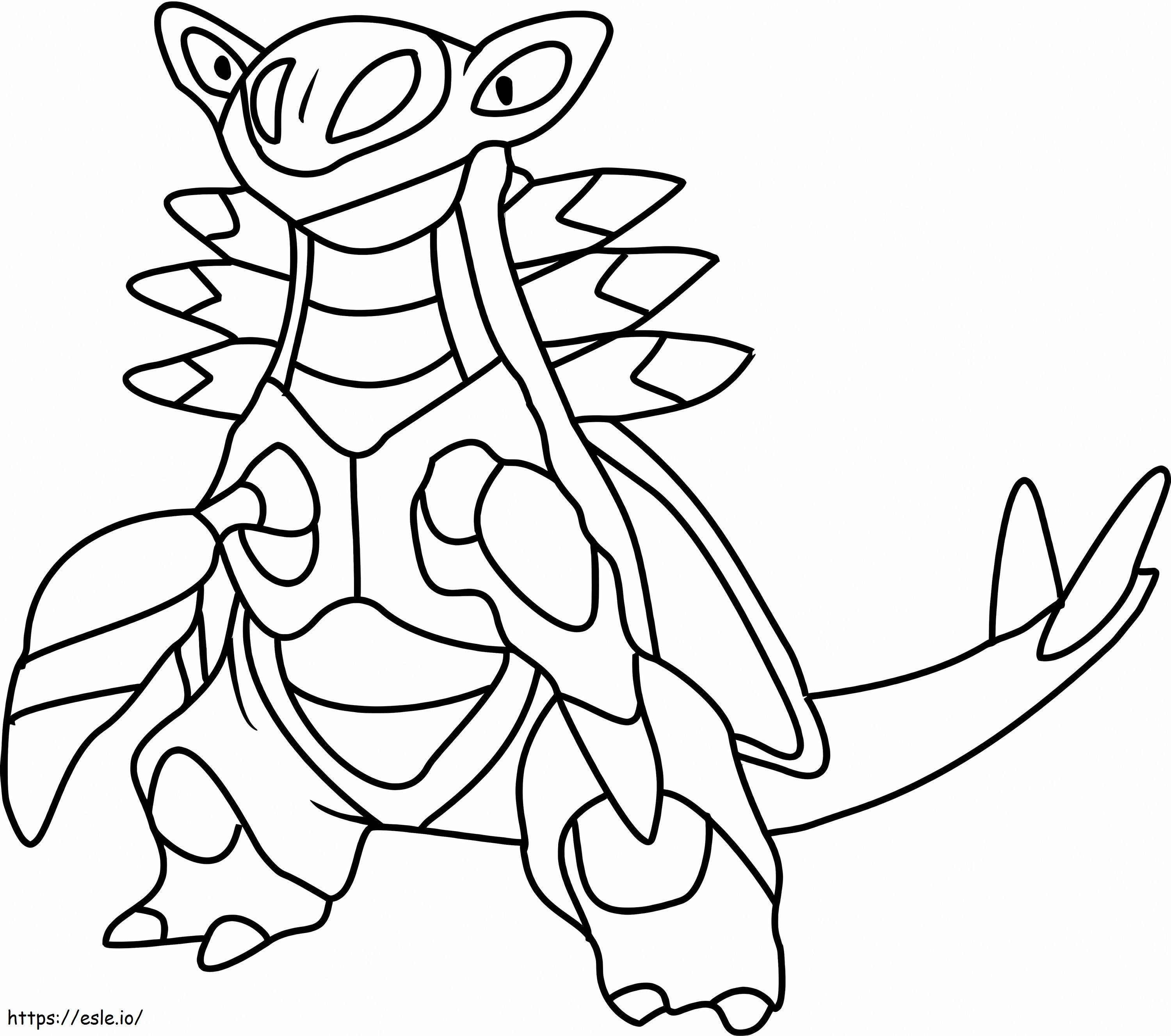 Armaldo em Pokémon para colorir