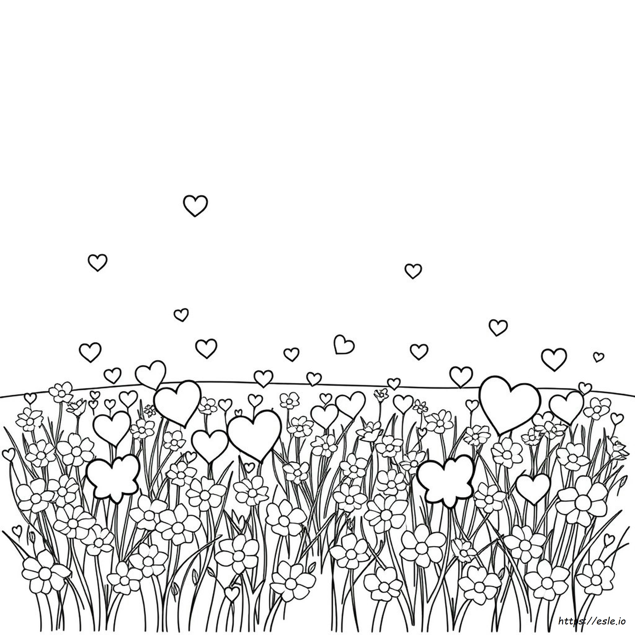 Free Coloring Hearts