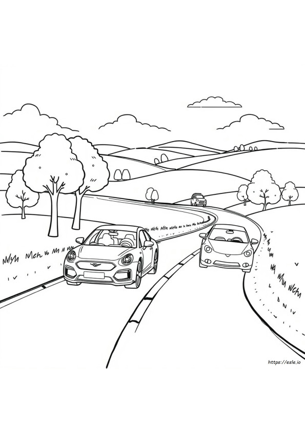 Gambar Mewarnai Mobil
