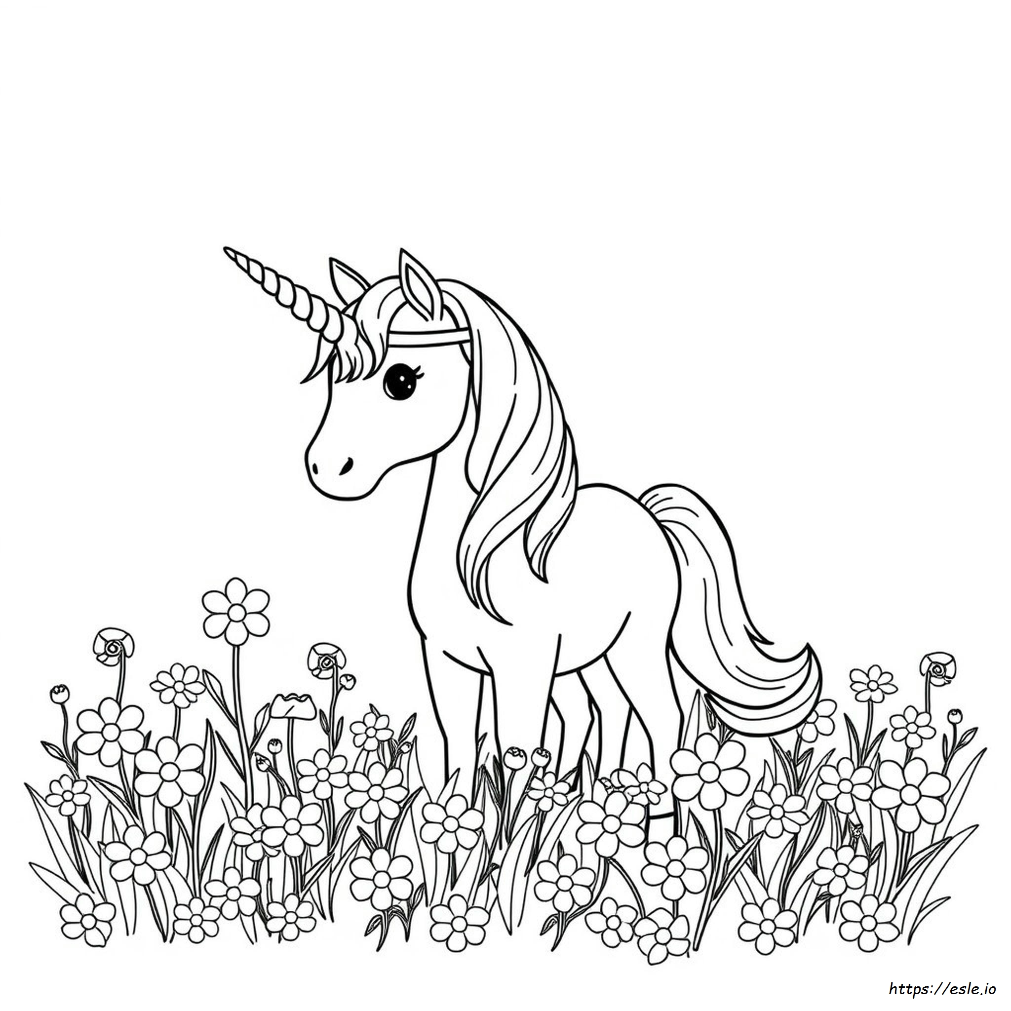 Diadema De Unicornio Para Colorear