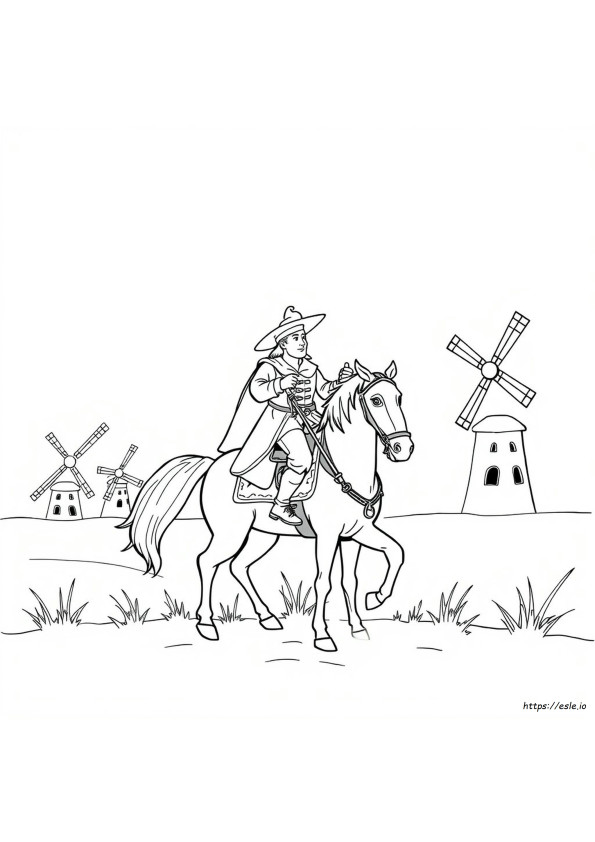 Don Quixote Gambar Mewarnai