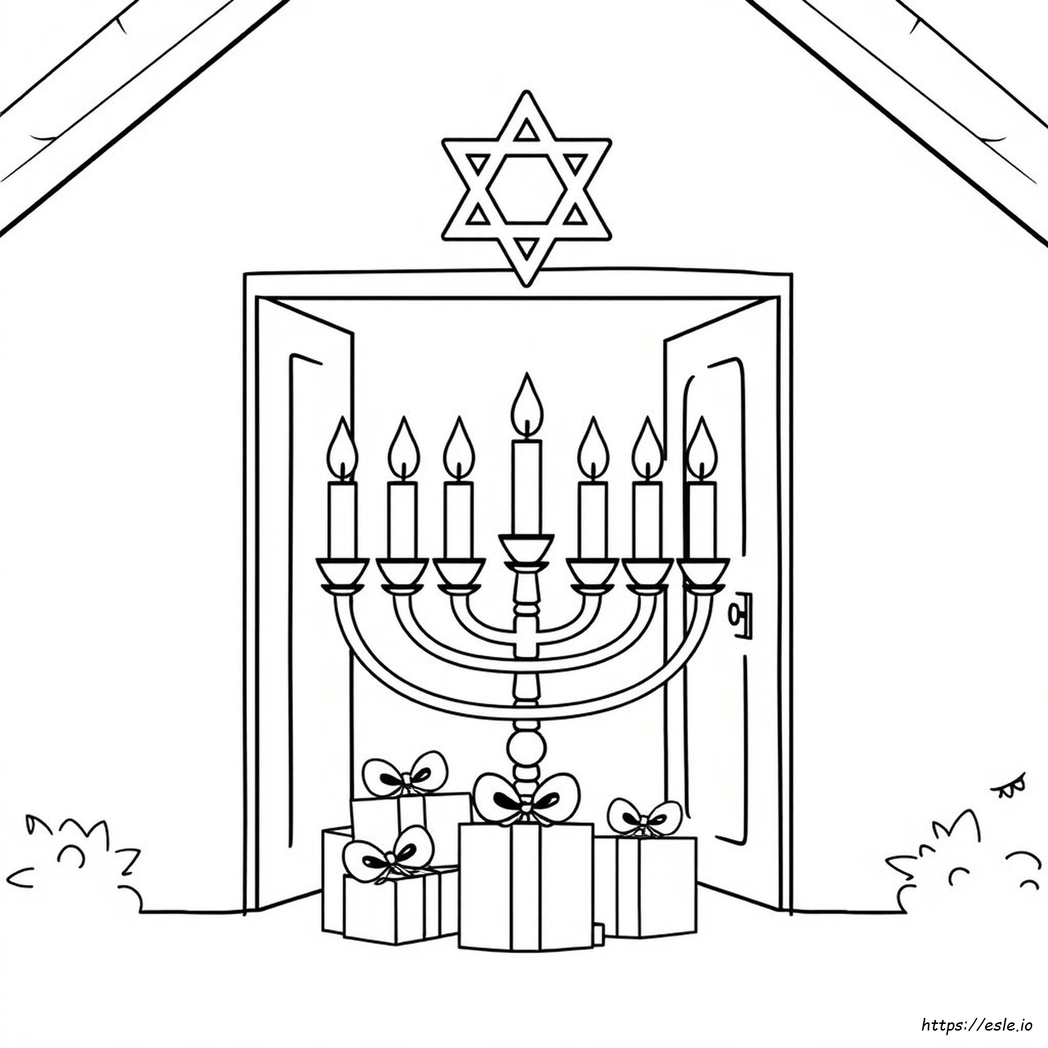 Chanukah Story Coloring Pages