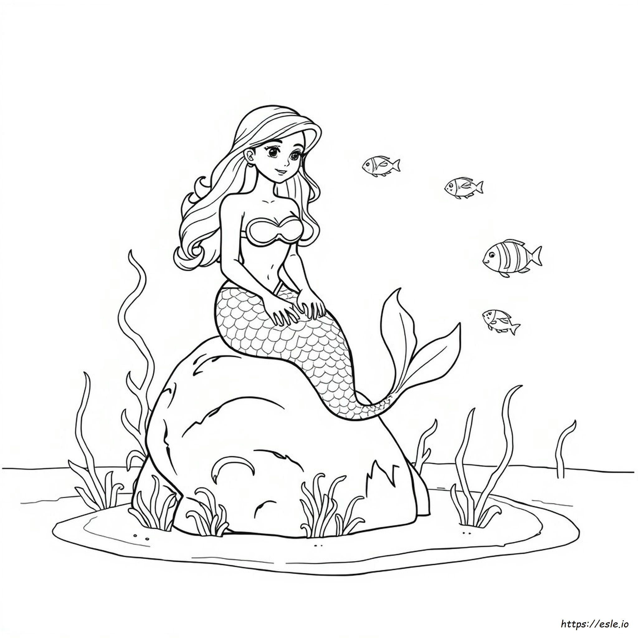 Dibujos De Sirenas Para Colorear