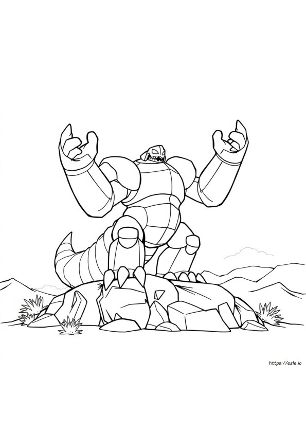 Regigigas Gambar Mewarnai