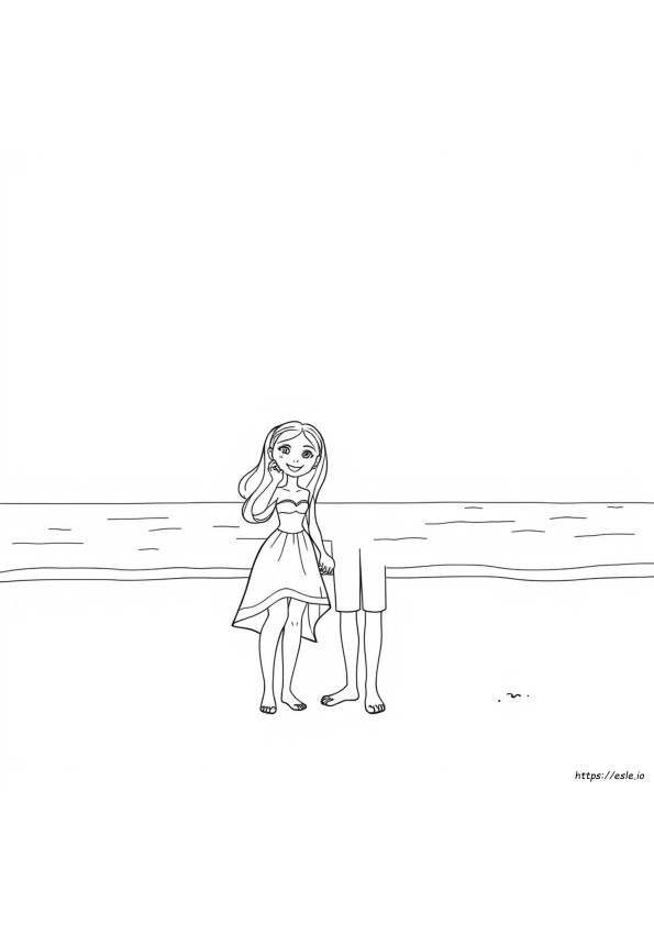 Anya Dan Damian Gambar Mewarnai