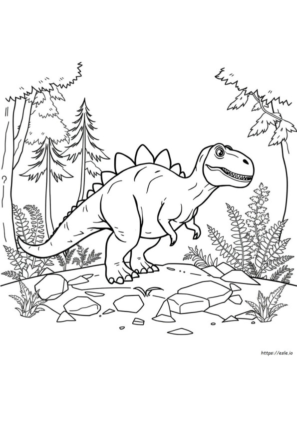 Kentrosaurus Para Colorear