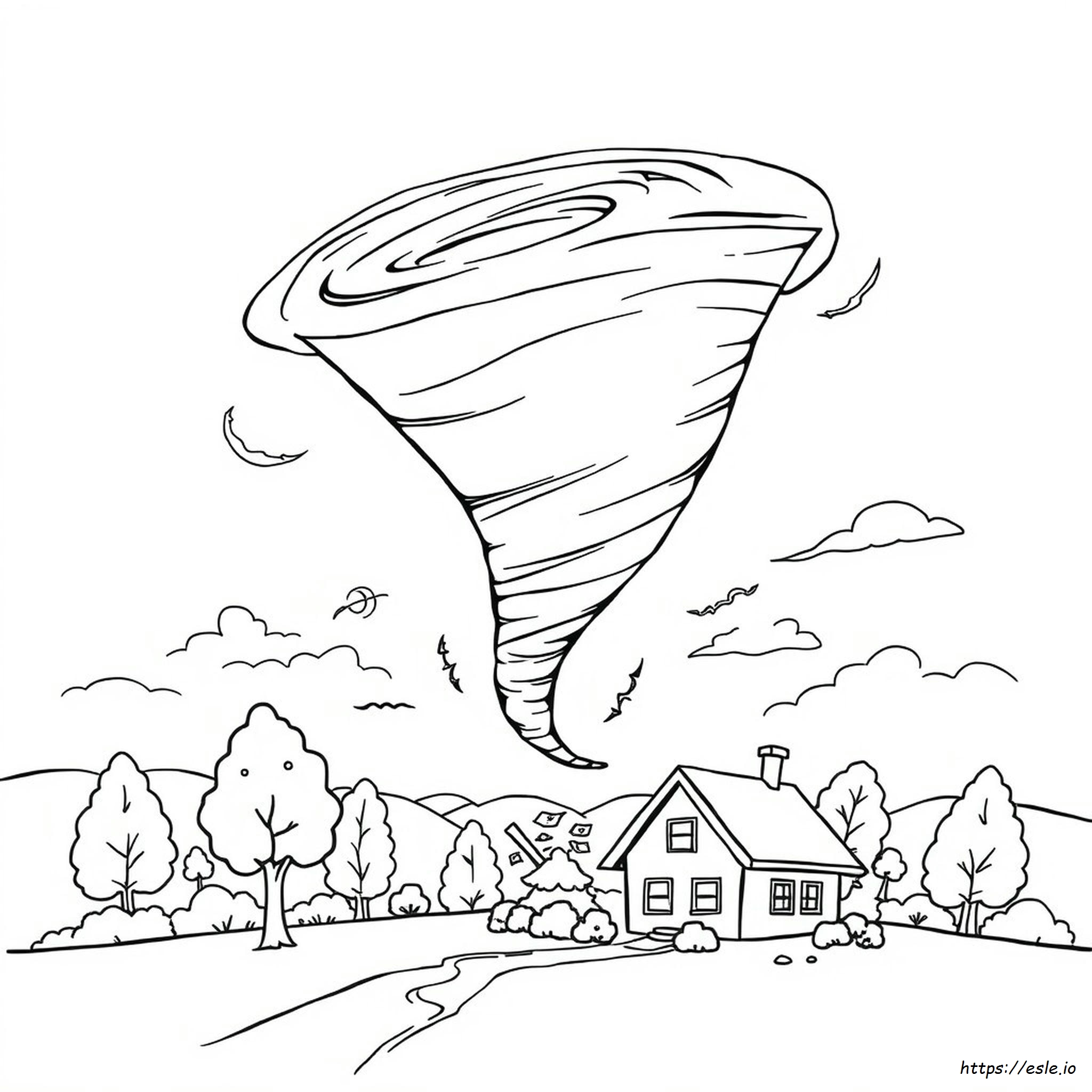 Free Printable Natural Disaster Coloring Pages