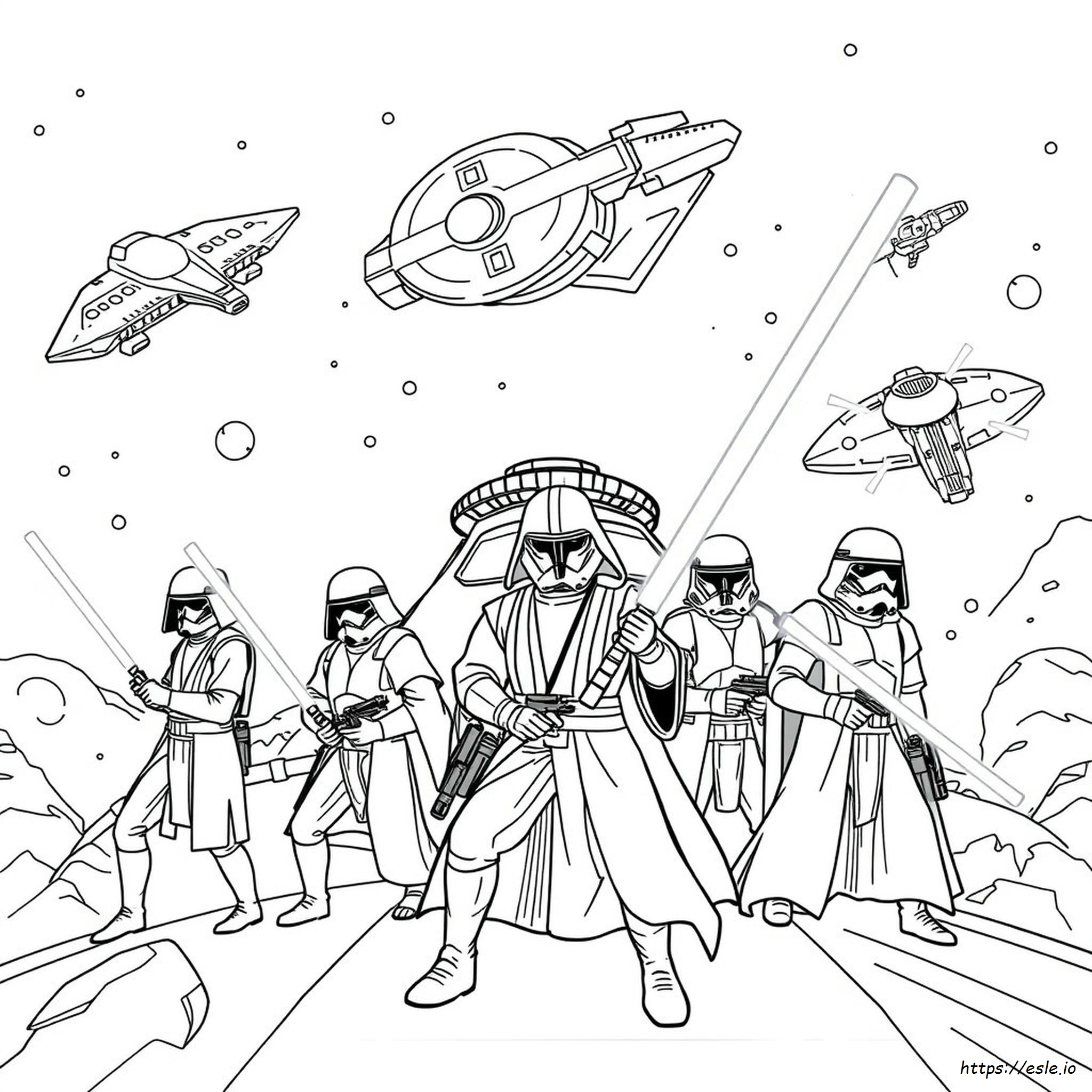 Star Wars Last Jedi Coloring Pages