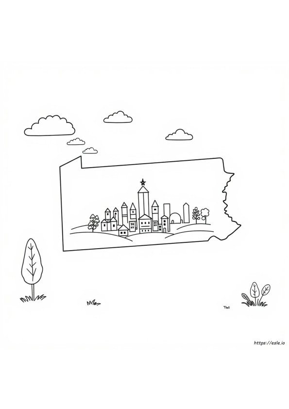Pennsylvania Värityskuvat