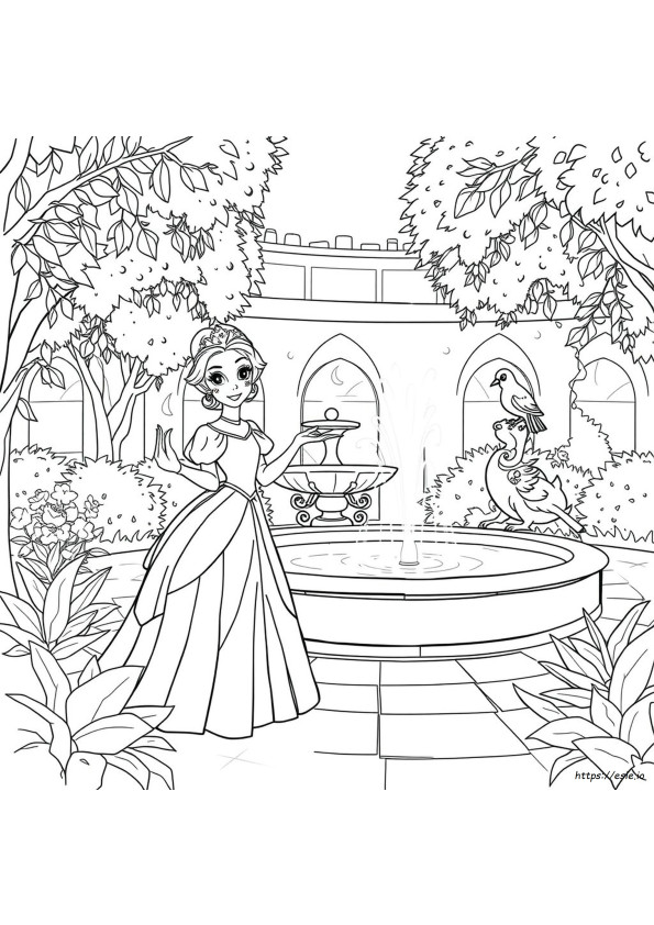 Disney-Prinsessa Väritystehtäviä