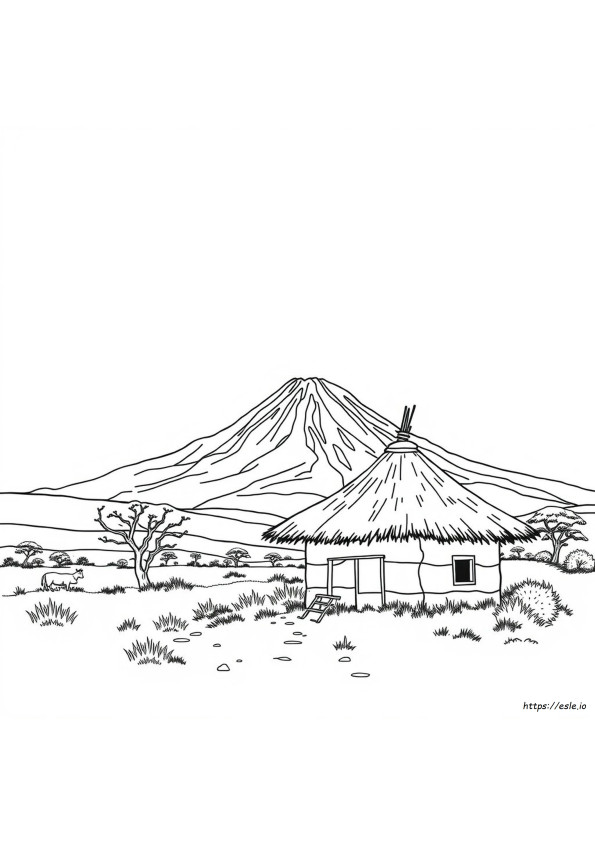Gambar Mewarnai Tanzania