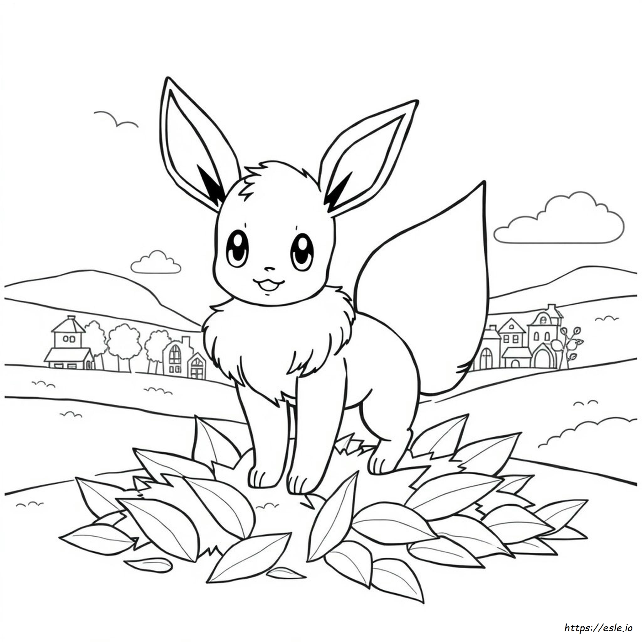 Eevee Pokemon Colouring
