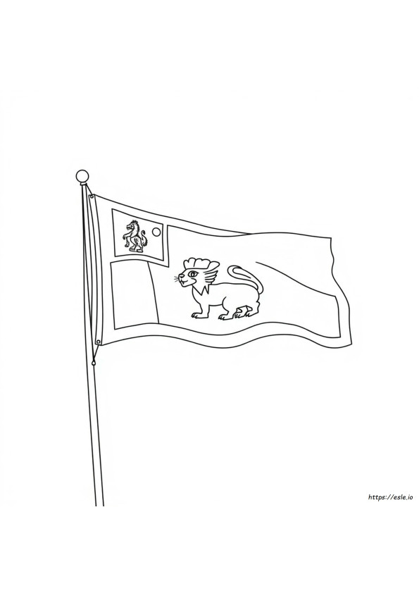 Bendera Srilanka Gambar Mewarnai