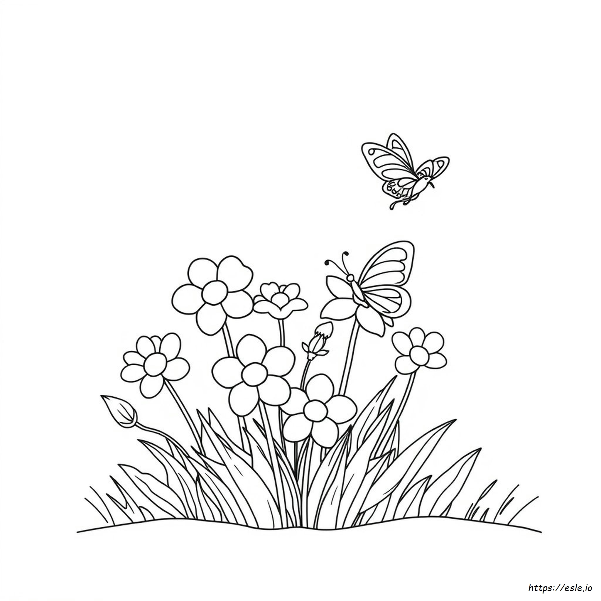 Páginas Para Colorear De Primavera Para Niños