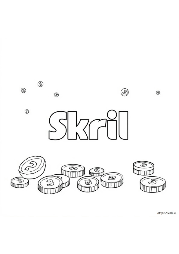 Gambar Mewarnai Skrill