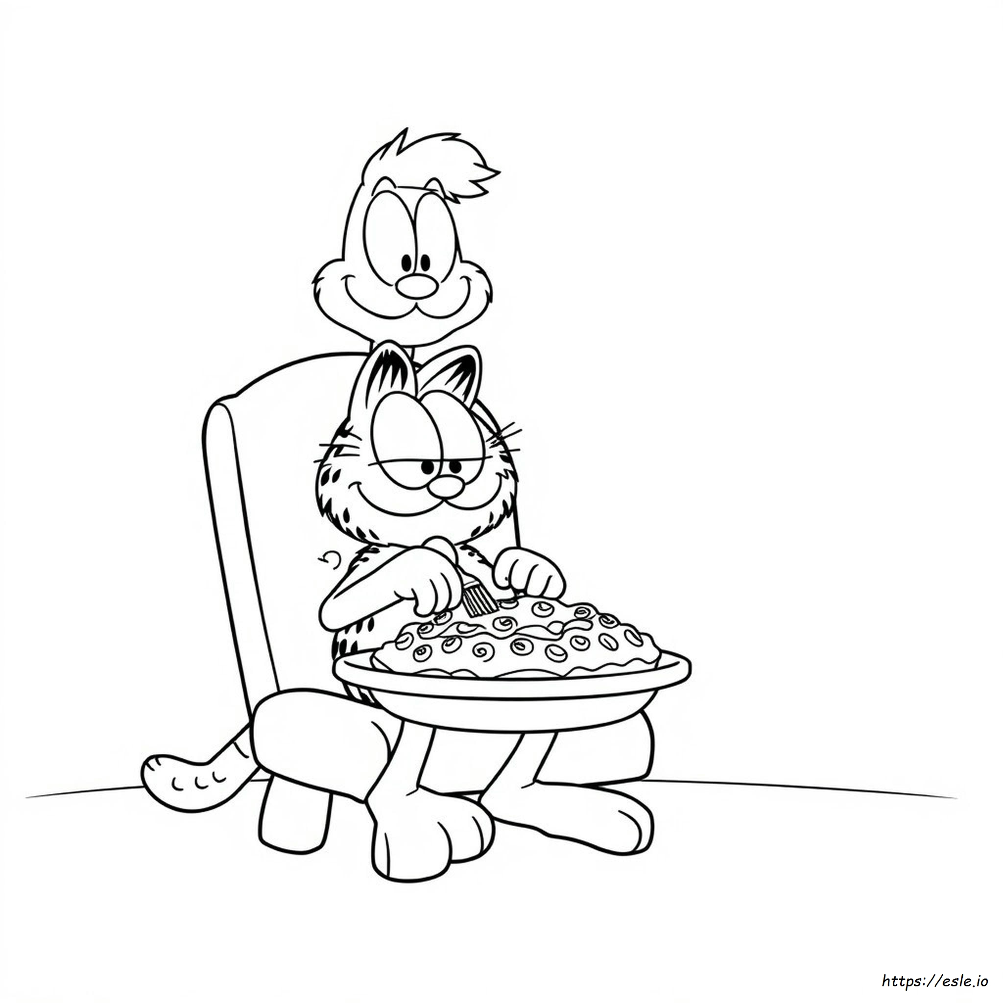 Páginas Para Colorear De La Película De Garfield