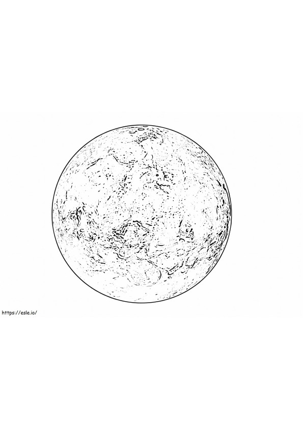 Beautiful Planet coloring page