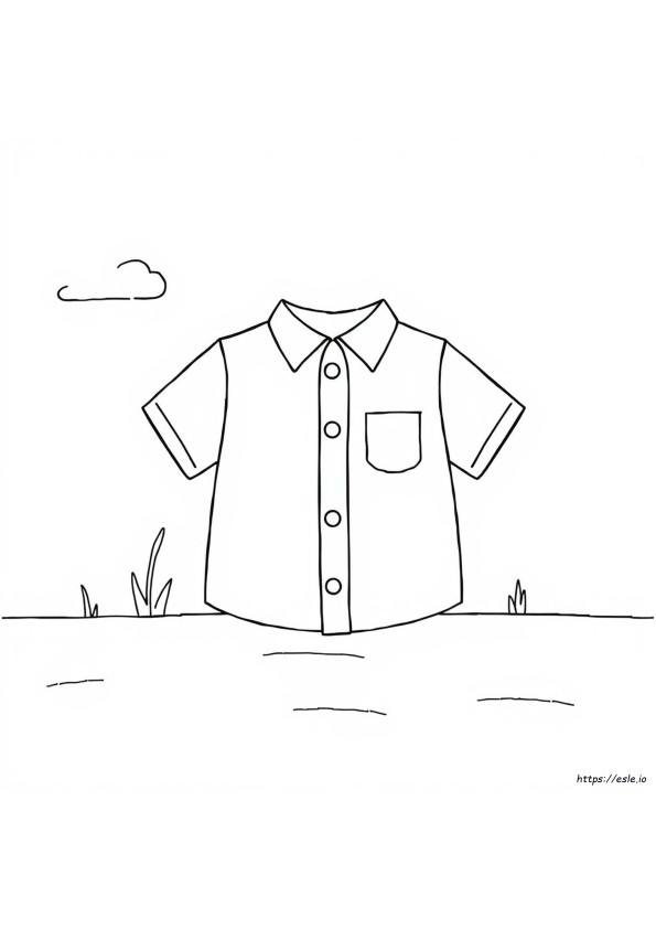 Gambar Mewarnai Baju - Baju Untuk Digambar Untuk Balita (Aktivitas)
