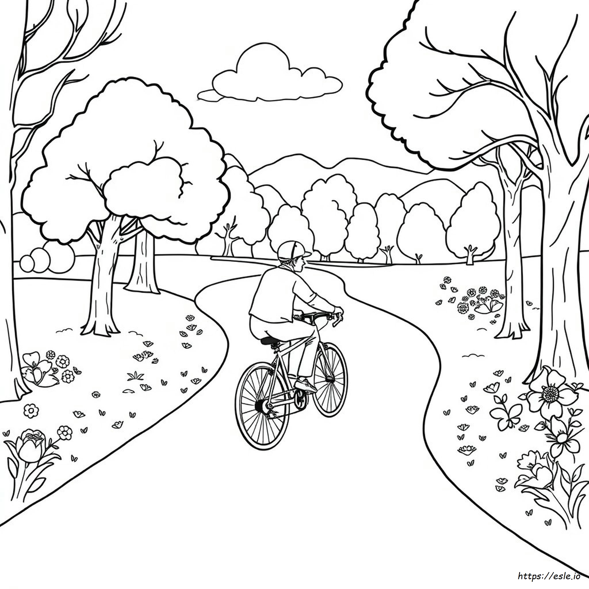 Dibujos De Bicicletas Para Colorear Imprima