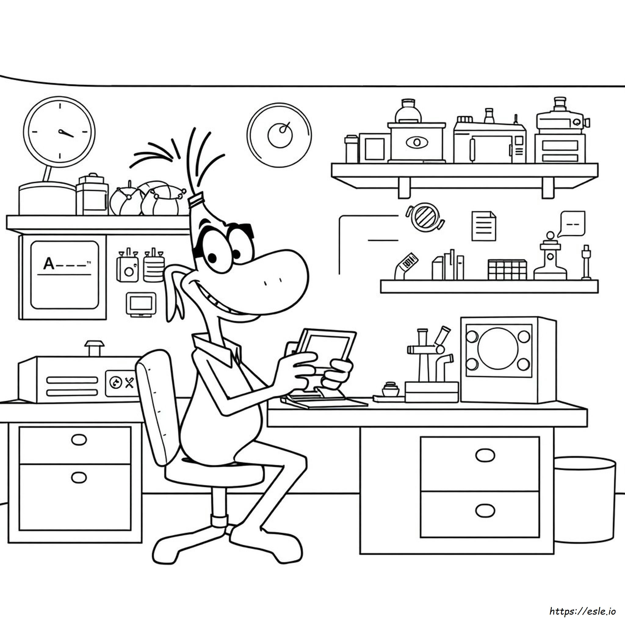 Páginas Para Colorear De Doofenshmirtz Phineas Y Ferb