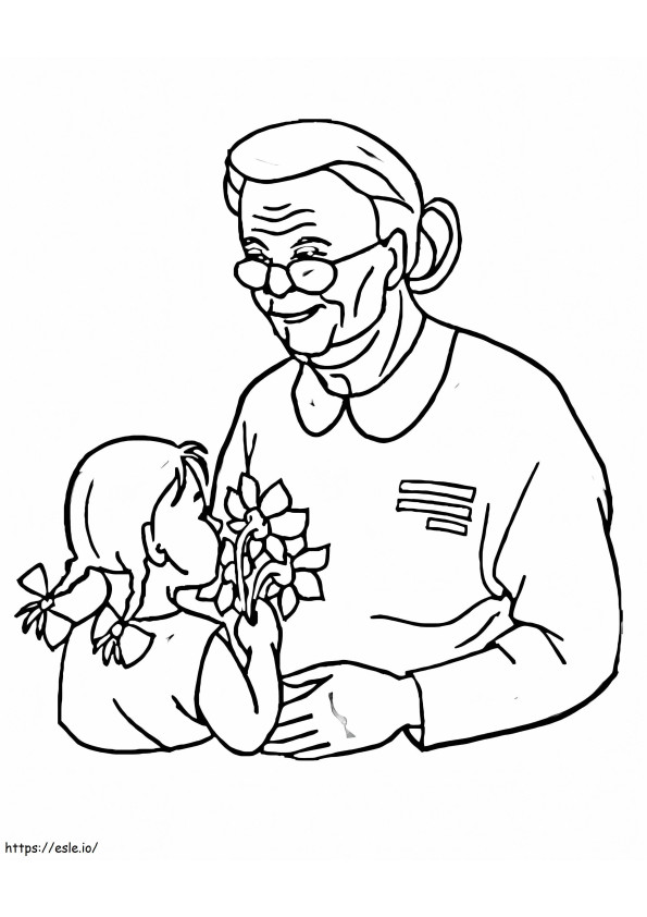 Veterans Day For Grandma coloring page